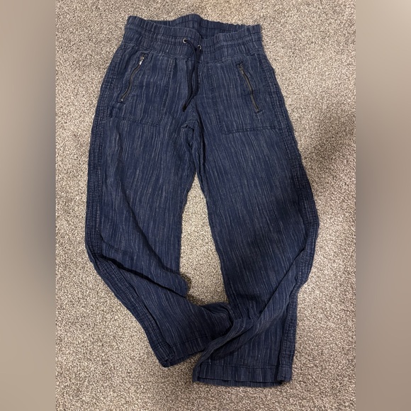 Athleta Pants - Athleta Cabo Linen Textured Wide Leg Pants